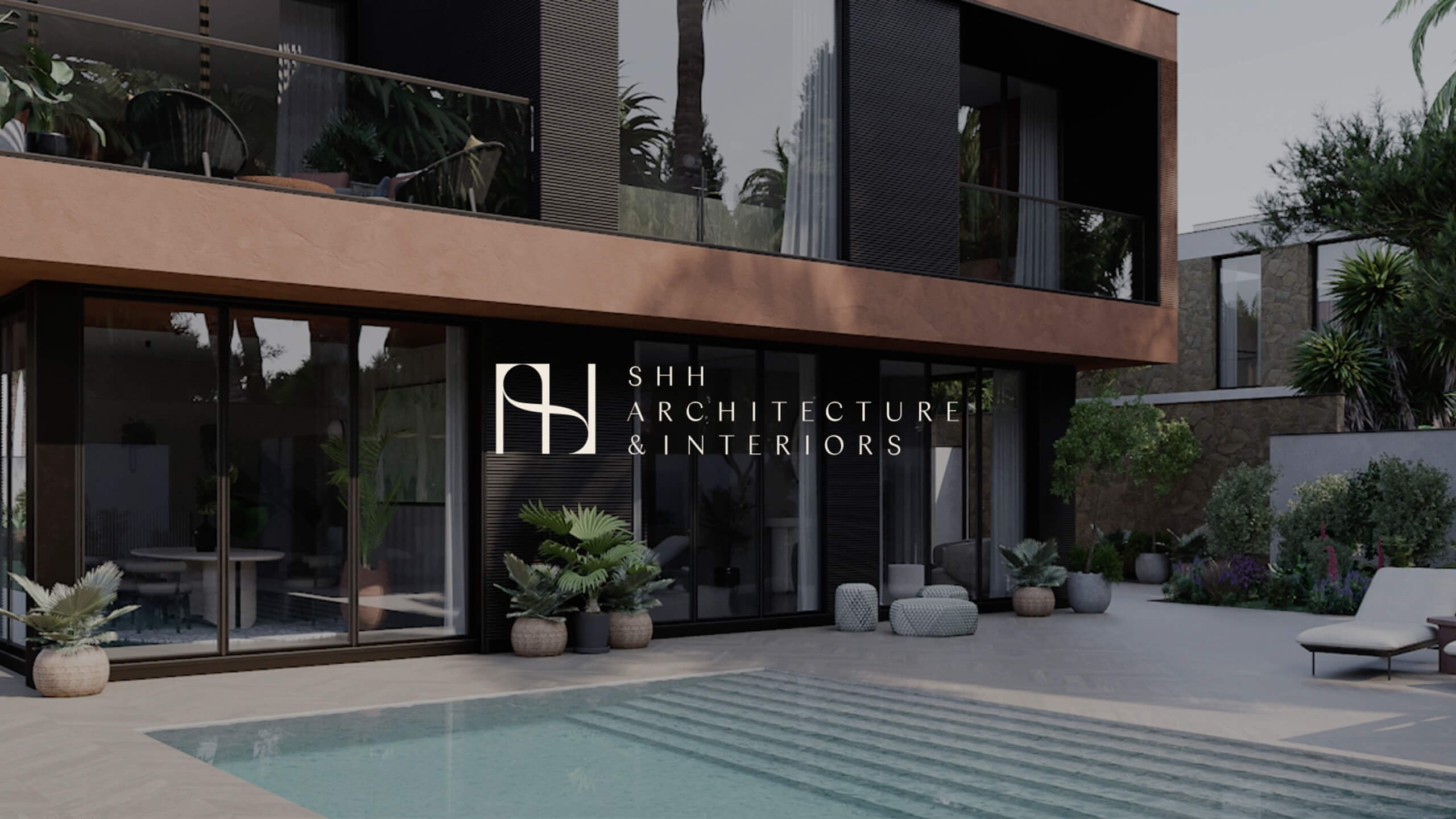 Animated SHH monogram reveal showcasing the geometric construction of the brand mark